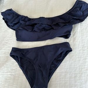 Navy blue bikini